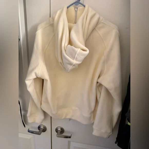 Women's Cream Zip-Up Jacket - Picture 2 of 2